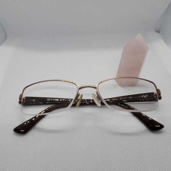 Vogue Brown Flower Prescription Glasses Frames - Picture 1 of 8